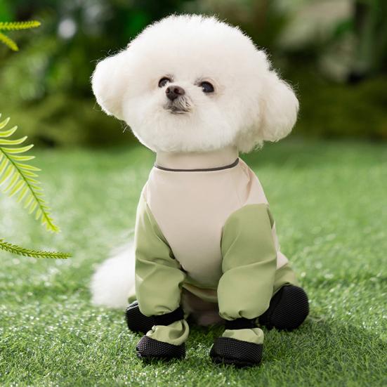 Брюки от грязи для питомцев Нескользящие Водонепроницаемые Дождевые ботинки для собак с регулируемой подтяжкой Уличные Брюки от пыли Снежные ботинки для маленьких и средних активных собак