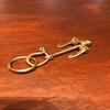 Brass Anchor Keychain 10.16 Cm