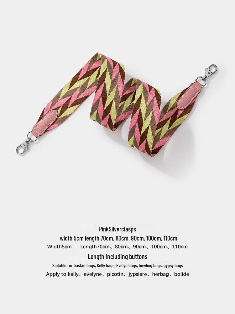 Wide Shoulder Strap for Diamond Lattice Kelly and Evelyn Bags - European & American Style