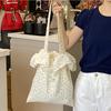 Летние Цветочные Шифоновые Рюши Женские Сумки на Плечо Легкие Портативные Женские Сумки Повседневные Дорожные Простые Девичьи Сумки-Тоуты для Шопинга