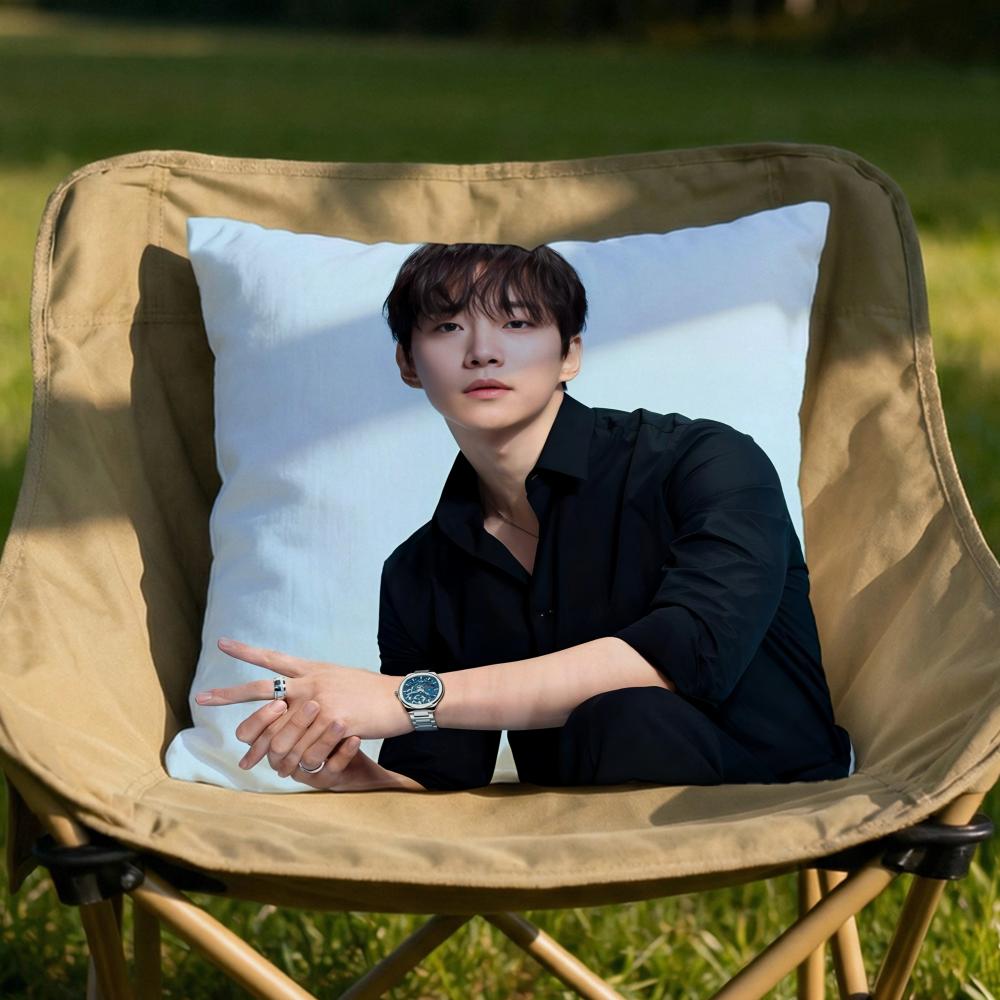 Kpop Lee JJunho Cushion Cover Soft Reversible Durable Pillow Cover MultiScene Use for Home Car Daily Comfort