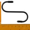 12pcs 8cm Vinyl Coated S Hooks Black Heavy Duty S Hooks Resist Falling Metal  S Hook  Laundry Room