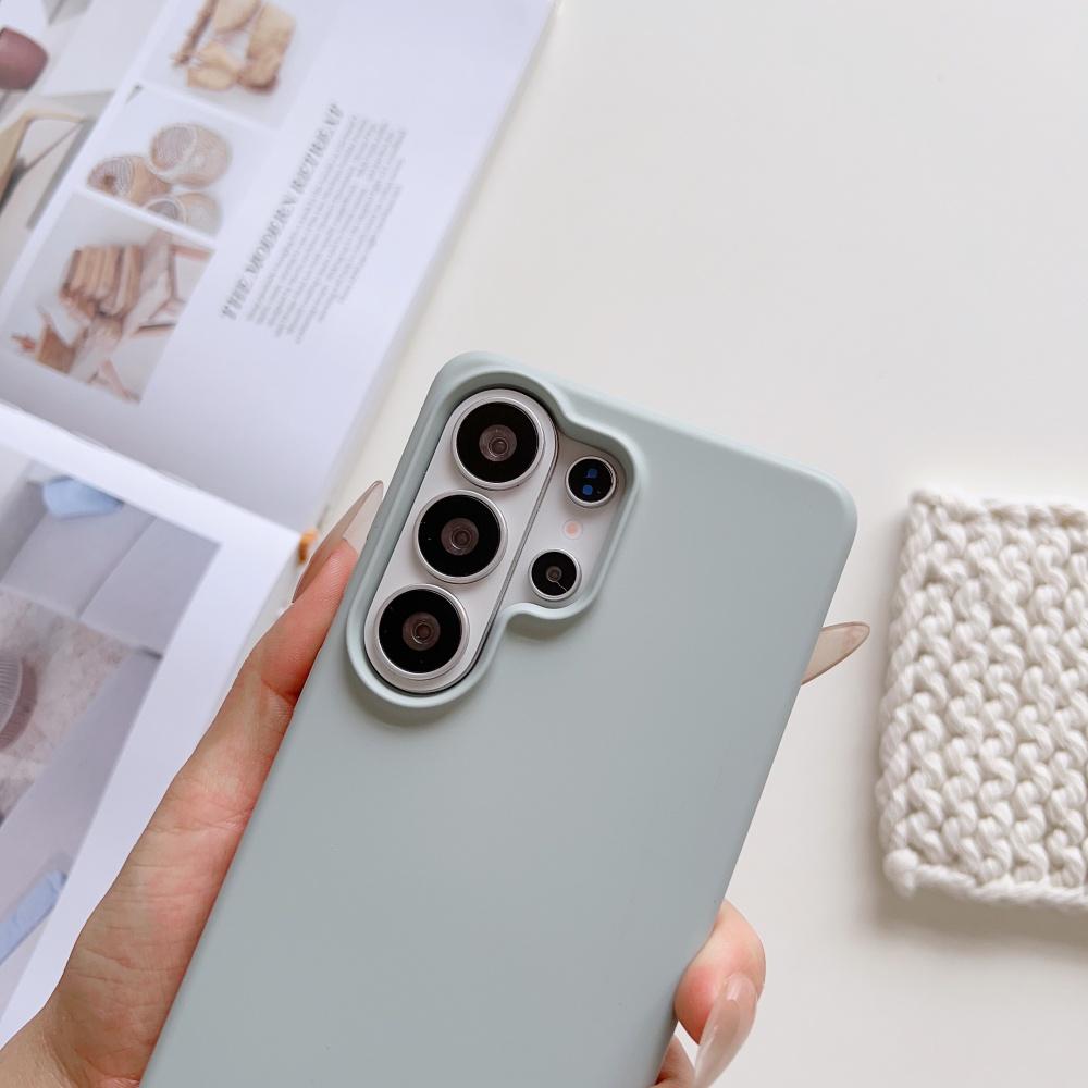 Matte Liquid Silicone Slim Case for Samsung Galaxy S26 S25 Ultra S24 FE A57 A37 A56 A36 A17 Candy Solid Color Shockproof Cover