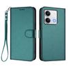 For Xiaomi Redmi Note 13 5G (China)/Xiaomi Redmi Note 13 5G Leather Case Wallet Stand Phone Cover with Wrist Strap