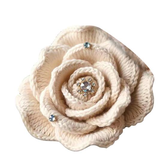 Цветочный Плюшевый Коврик для Пола 3D Реалистичный Стразы Крючком Роза Узор Нескользящий Напольный Коврик Быстросохнущий Впитывающий Коврик для Ванной Комнаты Кухни