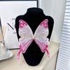 Clothing Stickers Butterfly Pattern Lace Patches Garment Sewing Butterfly Appliques  Sewing