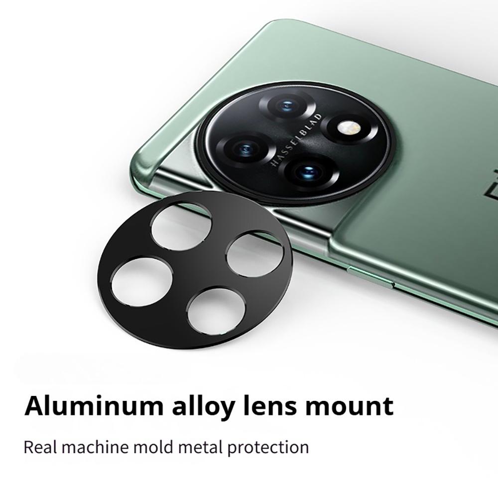 For OnePlus 11 5G Hollow Lens Protector Aluminum Alloy Phone Camera Bezel Cover