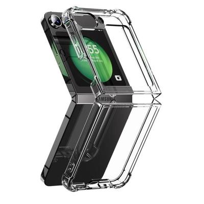 Чехол - Phonillico® - Samsung Galaxy Z FLIP 7 FE - Ударопрочный - Мягкий силикон - Прозрачный