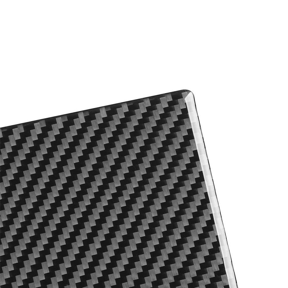 For Volkswagen ID.4 2021-2026 Steering Wheel Lower Trim Sticker Black Carbon Fiber Interior Accessories Decor Upgrade Styling
