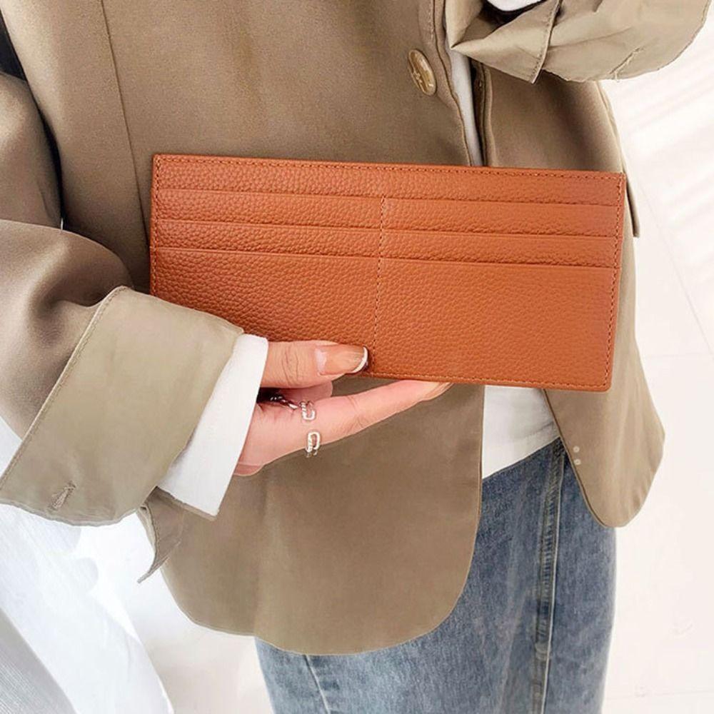 Длинный кошелек на молнии из искусственной кожи, модный кошелек для монет для женщин