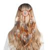 Haimeikang Bohemian Hippie Headband Dream Catcher Feather Headdress Fashion Peacock Feather Headbands Hair Accessories