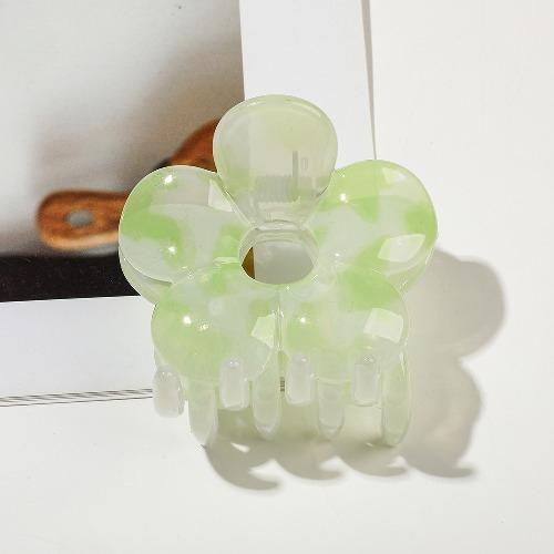 High-end Smudge Small Hairpin Female High Ponytail Plate Hair Clip Flower Square Grab Clip Hair Accessories