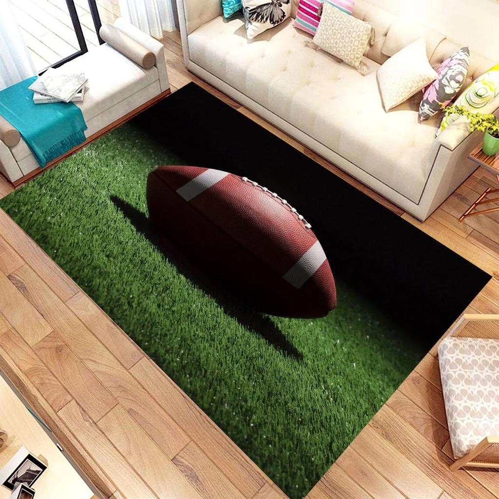 Ковер для американского футбола, Ковер NFL, Подарок ей/ему, Ковер для комнаты, Ковер для гостиной, Нескользящий ковер для пола, Ковер для подростка, Ковер для детской комнаты