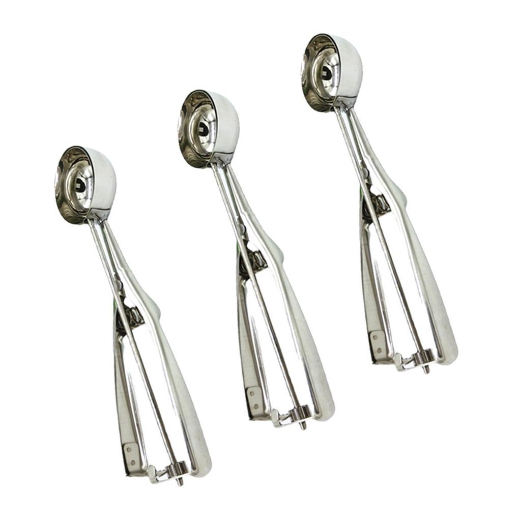 3 шт. ложки для мороженого, легко извлекающие шарики фруктов, кухонные инструменты, йогурт, арбуз, желе, аксессуары для печенья