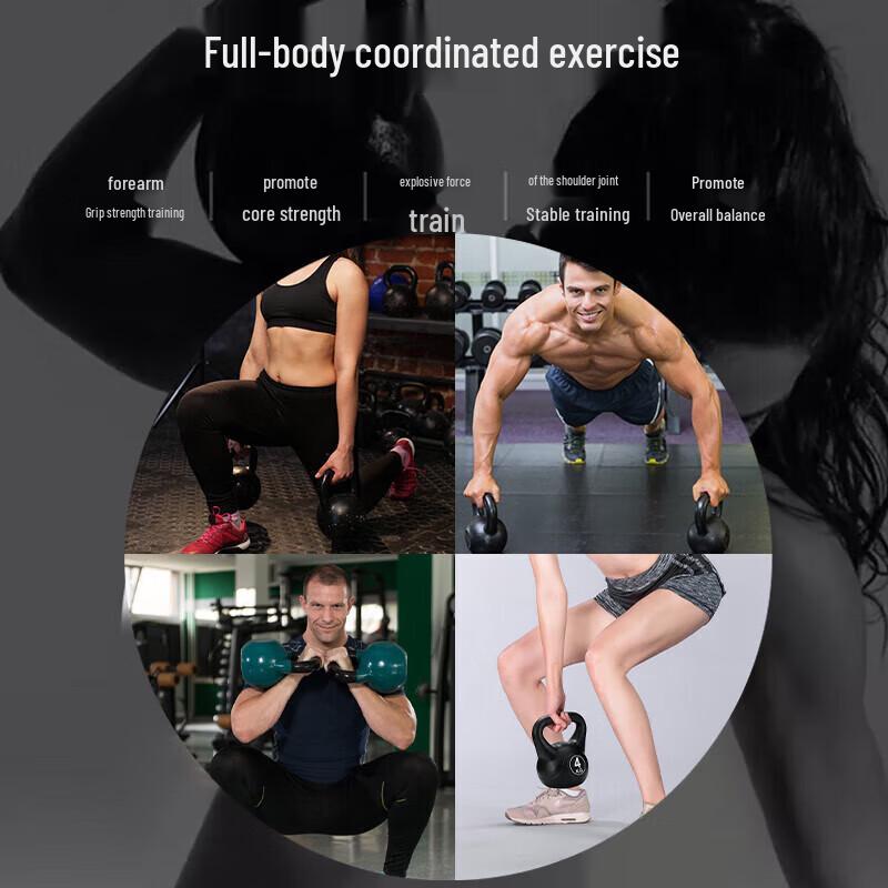 Xi Lu Rubber Coated Kettlebell