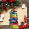 Книга Орнамент Адвент Календарь Акриловая Сложенная Книга Подвеска Рождественская Елка Подвесное Украшение Книжный Клуб Подарок для Любителей Книг