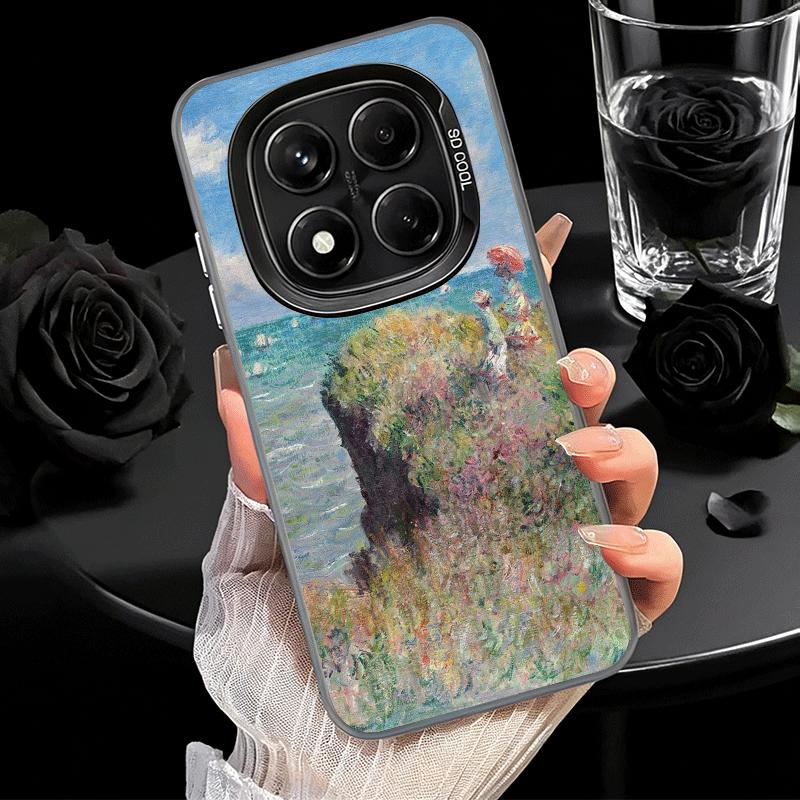 Claude Monet Oil Painting Soft Phone Case for Xiaomi Redmi Note 13 14 15 Pro Plus 12S 12 11S 11 11T 10S 10 Shockproof Cover Back