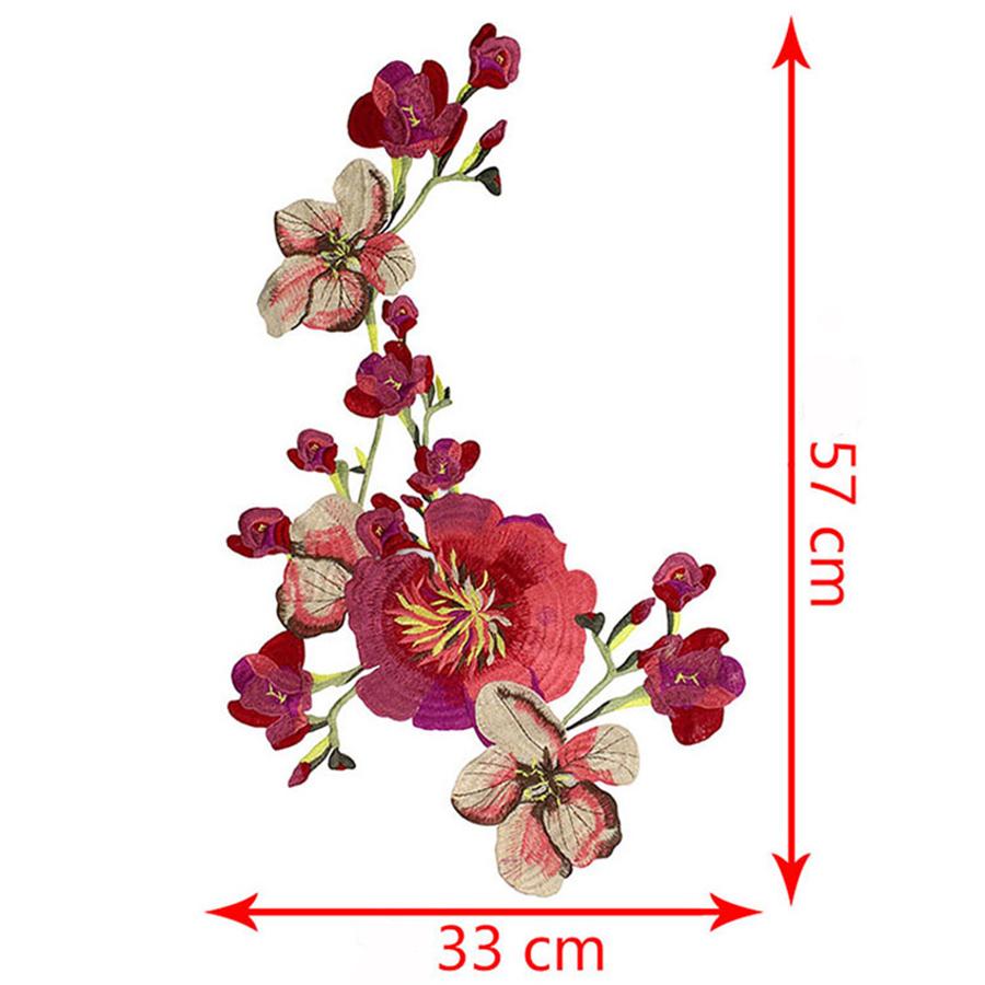 1 шт. Аппликация с вышивкой цветов для DIY одежды, платья, пришивные аксессуары, нашивки, аппликации для свадебного платья