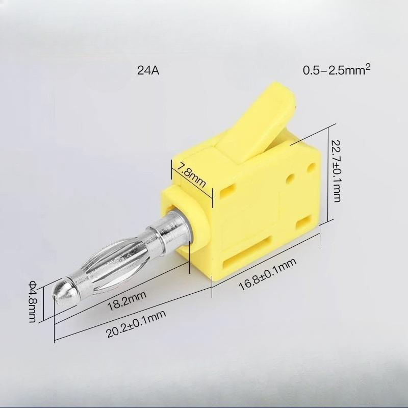 Быстроразъемные клеммы типа «банан» без пайки для аудиоразъема, музыкального динамика, быстрого подключения, позолоченные медные аксессуары, оптом