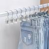 1/3/5/10pcs Stainless Steel Clothespins with Hook Laundry Organizer Portable Hanging Clip Closet Hanger Efficient Clothes Management