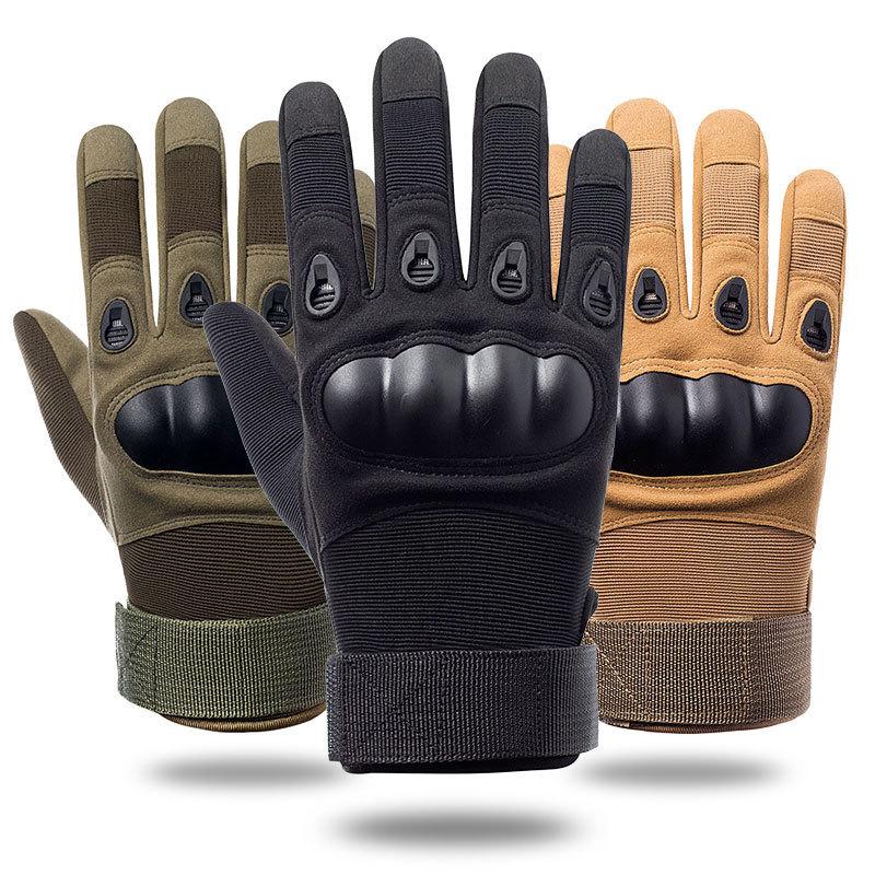 Military Shooting Gloves Motorcycle Mtb Tactical Protective Camel