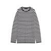 Summer New Women clothes Preppy Loose Pullover Thin Stripe Long sleeve round Neck Knit 9325010