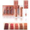 Pudaier Lip Gloss Matte Matte Velvet Liquid Lipstick с антипригарным покрытием, глазурь для губ, пятицветный набор