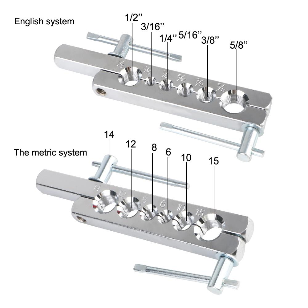 Copper Pipe Flaring Tool Copper Tube Expander CT-2020 CT-2010 Refrigeration Water Gas Brake With Plate Rod Reamer Flaring Tool