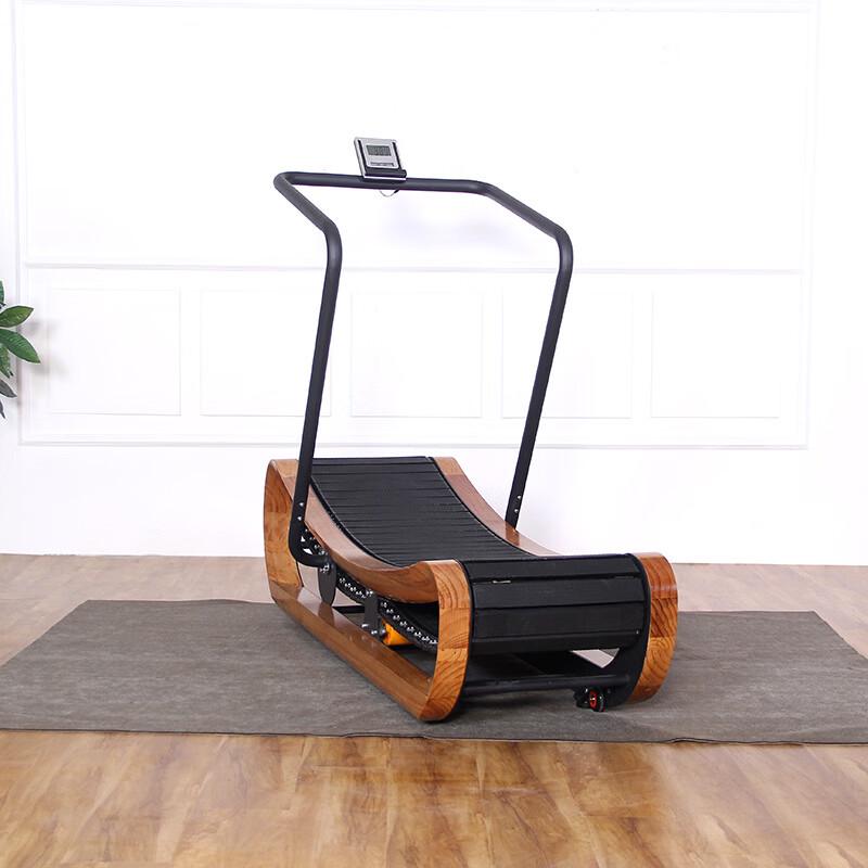 HGYM Wooden Non-powered Curved Treadmill CN plug (adapter included)