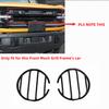Black Exterior Front Headlight Decor Trim Cover Guard Frame For ford Bronco 21+