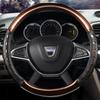 Чехол на руль автомобиля DERMAY для Dacia Sandero Stepway Logan Dokker Duster Jogger Spring Lodgy Bigster, автоаксессуары