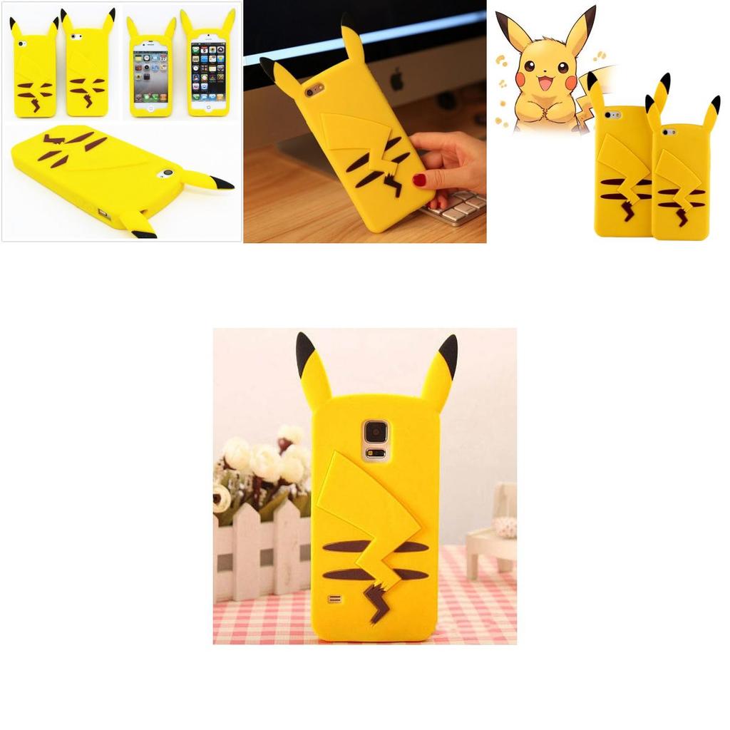 Силиконовый чехол для телефона Pokemon Pikachu для Samsung Galaxy Note3 с ударопрочной защитой