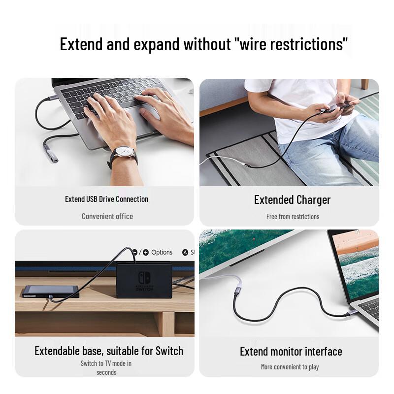 Ugreen Удлинительный кабель USB Type-C 3.1 Gen 2