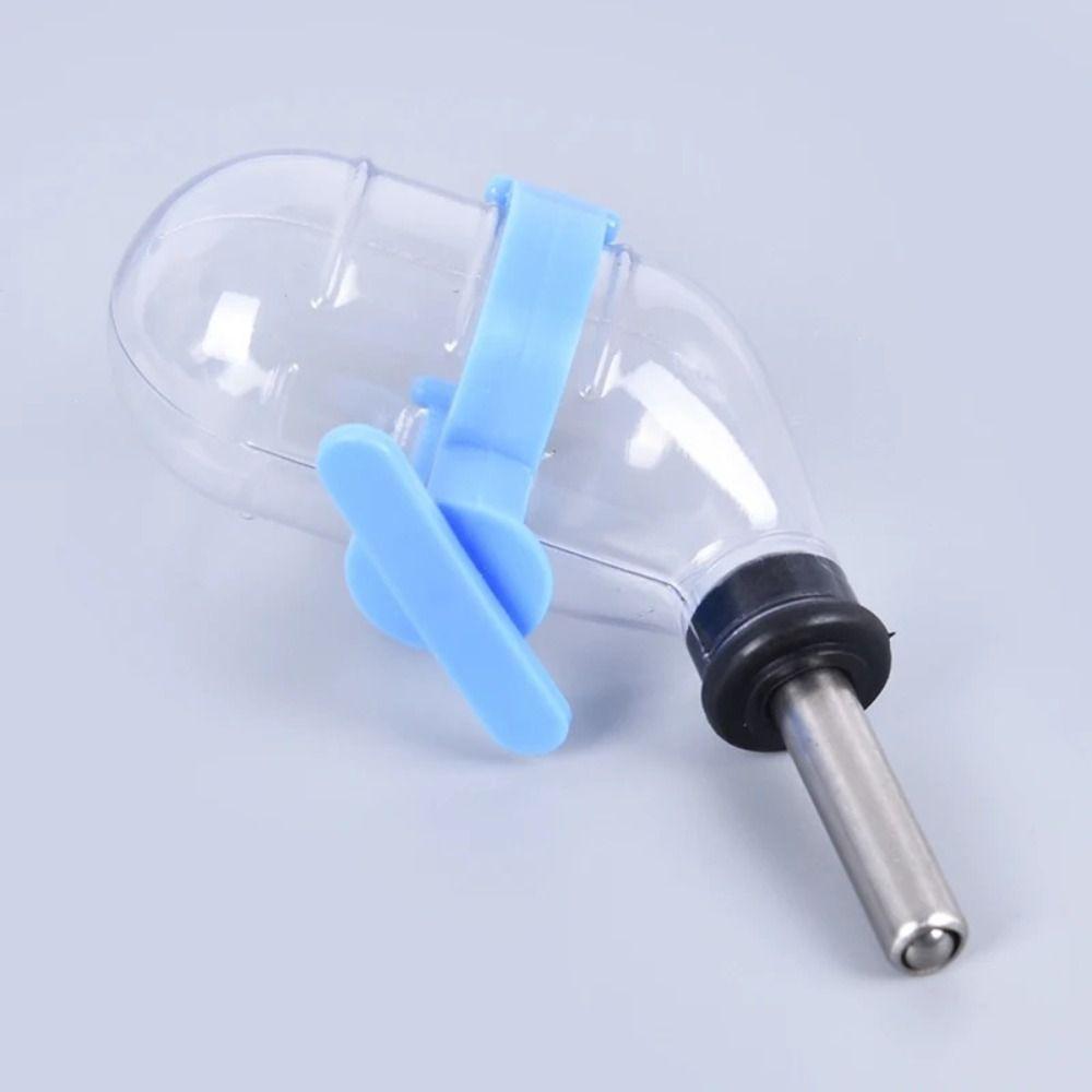 Stainless Steel Head Hamster Water Dispenser Plastic Pet Drinking Dogs Rabbit Hamster