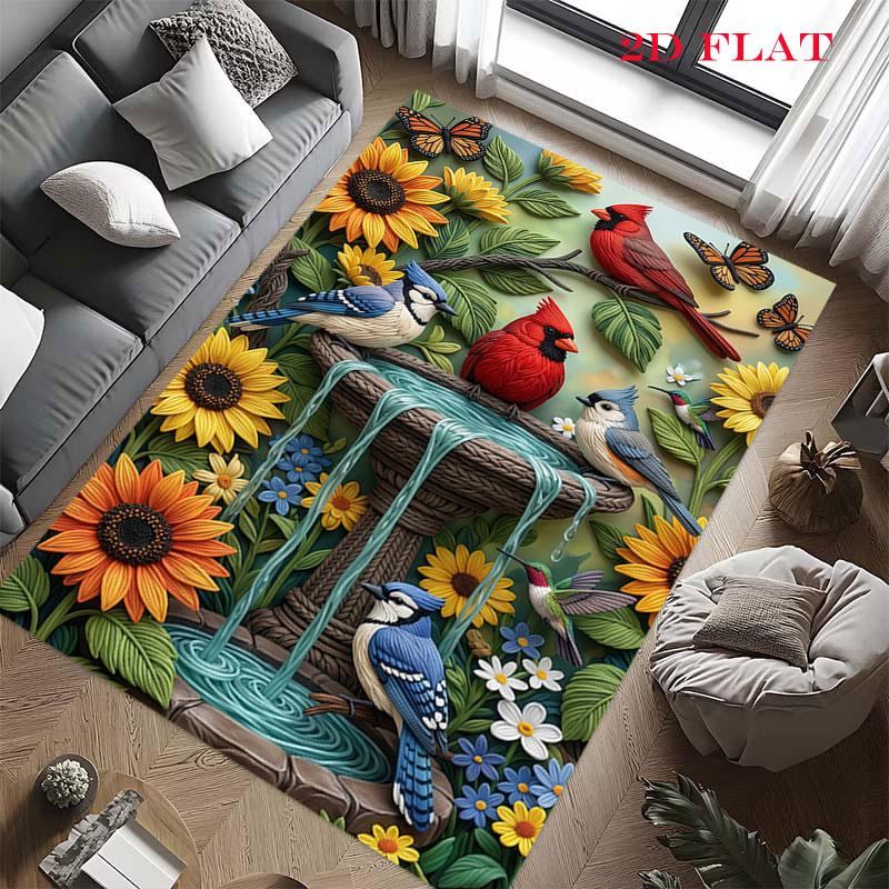 Plain Feeling Carpet Rug for Living Room Bedroom Home Sofa Decoration,Kids play Nonslip Floor Mat