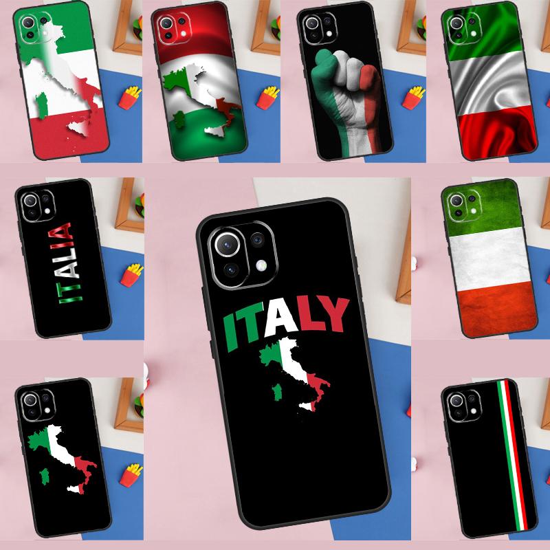 Italy Flag Case For Xiaomi 15 14 13 Ultra 11T 12T 13T 14T Pro POCO X7 Pro X3 X5 X6 F5 F6 M6 Pro Cover