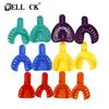 5 Bags 12pcs/bag Childrens and Adults Dental Impression Trays Plastic Teeth Holder Trays Tools