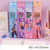 KPop 12PCS/Set Demon Hunters 2B Wooden Pencils Anime Series Pencil Stationery Writing Sketch Drawing Tools Gifts Office Supplies