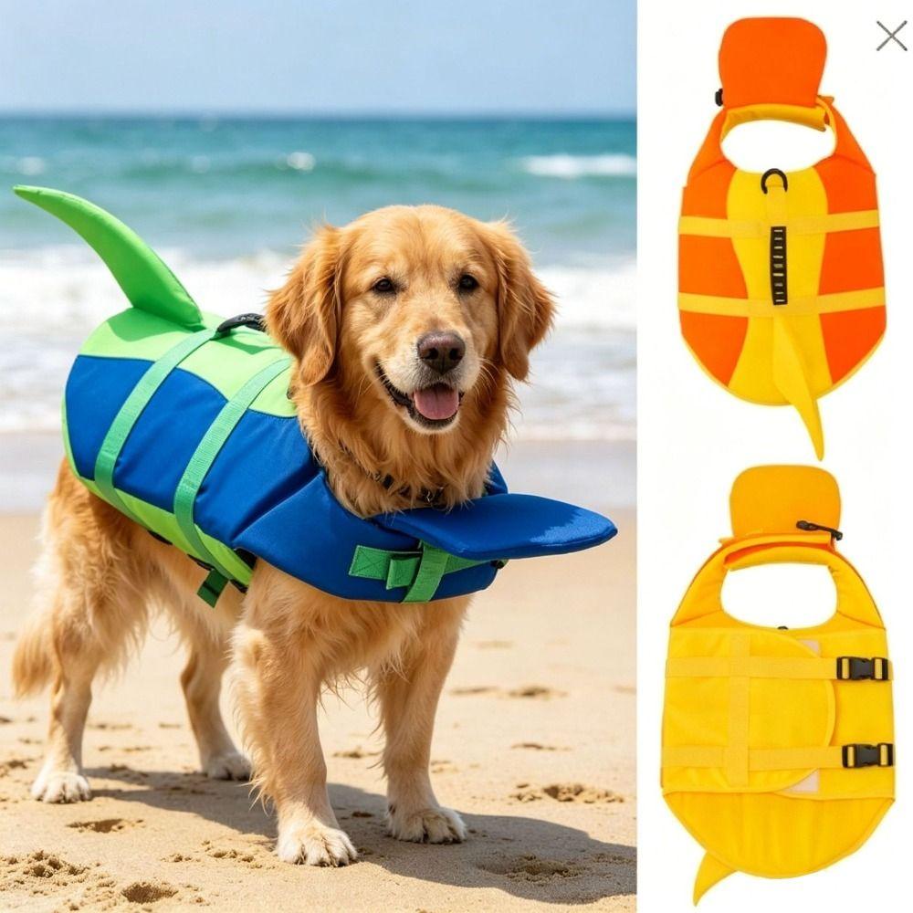 Breathable Dog Swimming Vest Waterproof Pet Flotation Vest Quick Dry Dog Life Jacket Pool Play