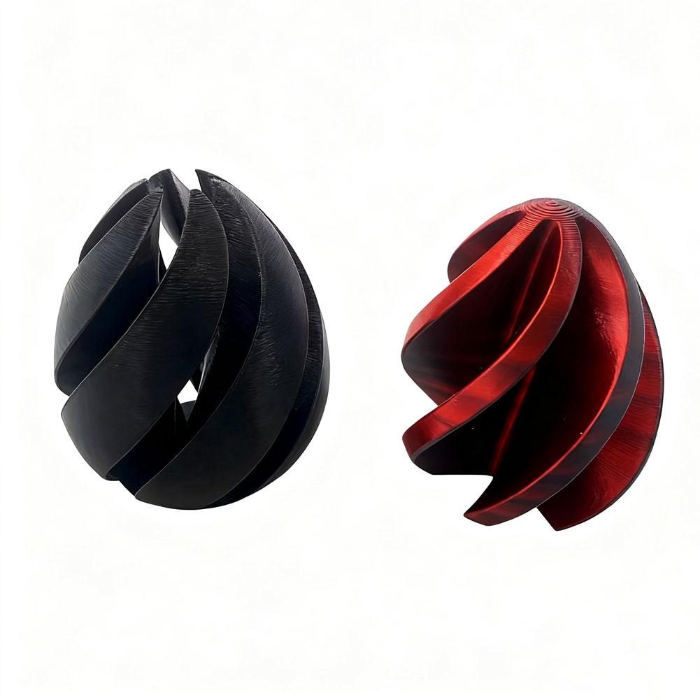 3D Printed Assembly Toys Spiral Toy Stress Relieving Children's Educational Toys Impossible Pyramid Passthrough Gift