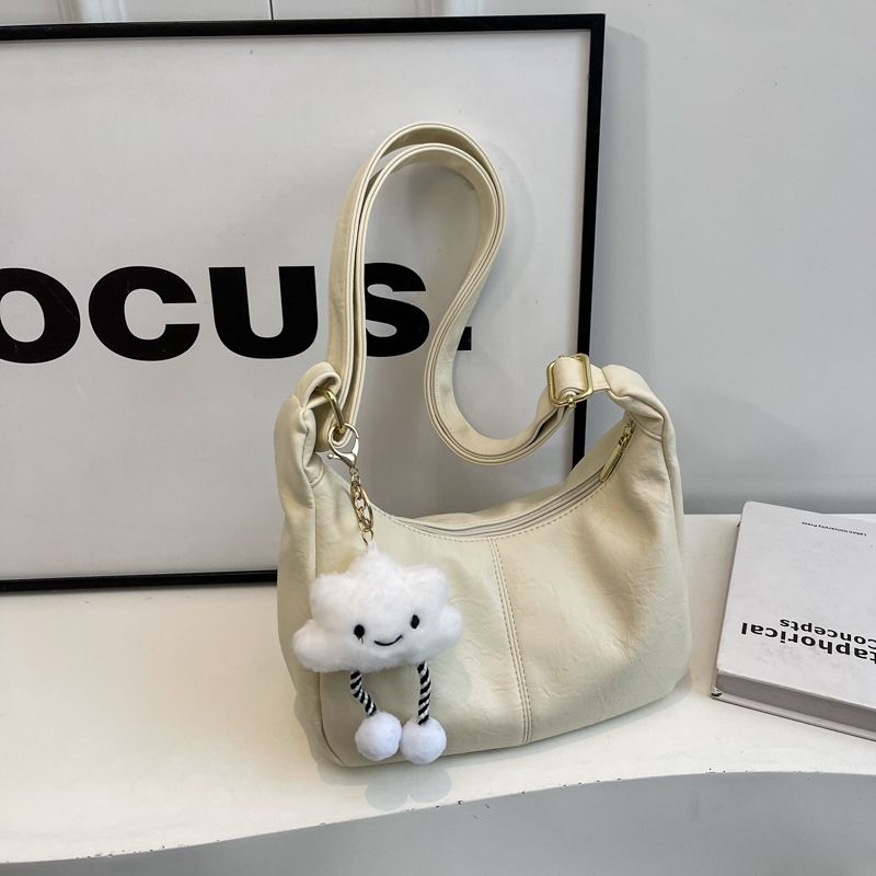 Minimalist Large Capacity Bag Female 2025 New Arrival Summer Popular One Shoulder Bag Casual Class Work Clothing Crossbody Dumpling Bag