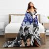 Kpop Group Lngshot  Print Blanket For Men Women Warm Cozy Fluffy  Throw Blankets for Bed 50x60 Inches Multi-size