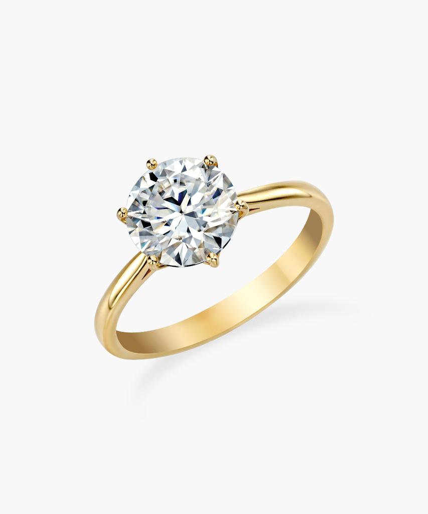 Mcel 14K Lucea 2-Carat Moisa Diamond Ring