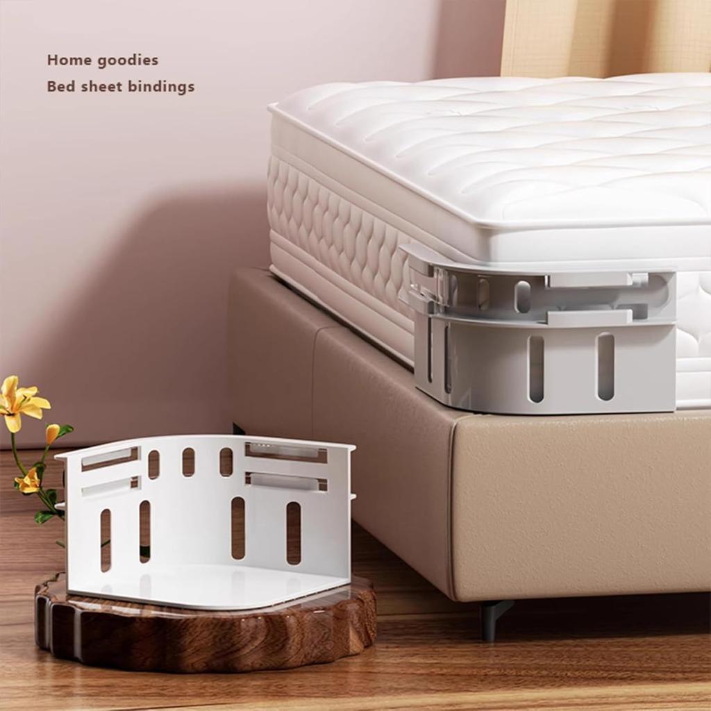 Bed Sheet Holder 4Pack Ultra Secure Mattress Fit Slipping Wrinkles Adjustable and Durable Elastic Straps with Extra Strong Grip
