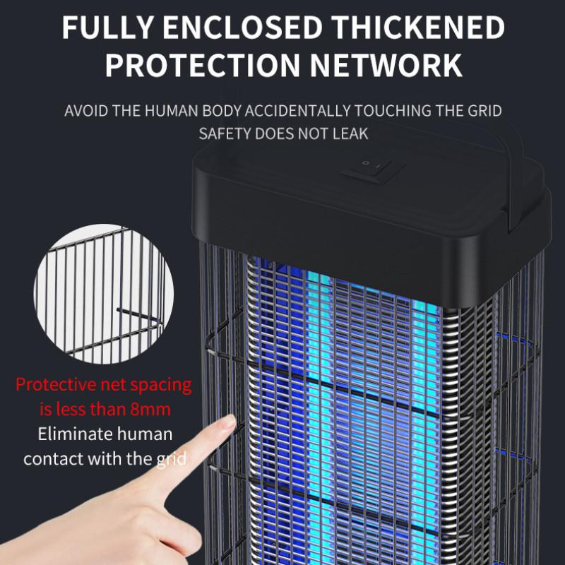 Бытовая электрическая ловушка для комаров Внутренний высоковольтный уничтожитель комаров Широкоугольная лампа-репеллент от комаров Новый 178*106*362мм