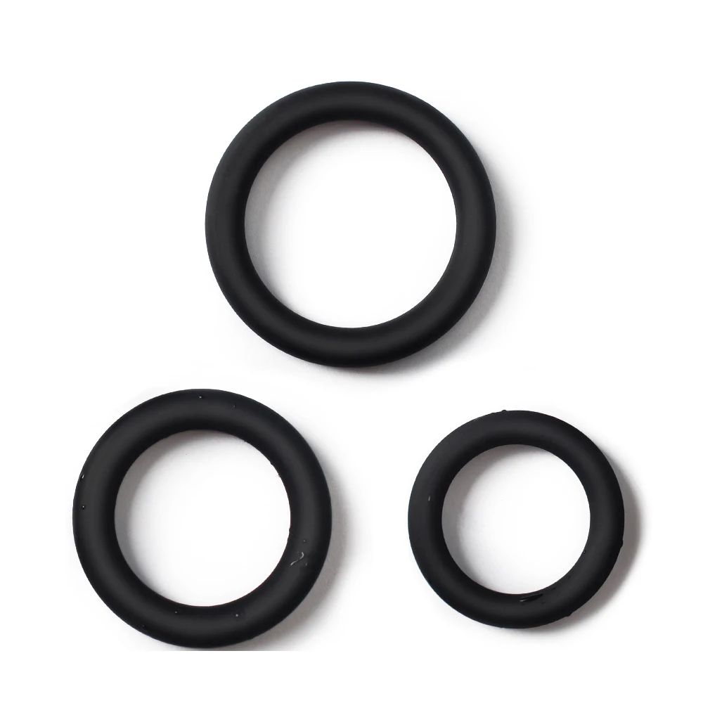 Male Cock Ring Penis Ring Delay Ejaculation Scrotal Binding Ball Stretcher anillos para hombre Silicone Cockring Sex Toy For Men