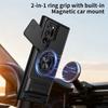 KEYSION Магнитный чехол для телефона Samsung Galaxy Note 20 Ultra 5G Защита объектива камеры сдвижной Подставка-книжка Ударопрочный чехол