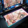 HD Печать Honkai Star Rail Phainon Mydei Anaxa Коврик для мыши RGB Коврик для мыши Офис Игра Клавиатура Настольные коврики Xxl Большой коврик для мыши