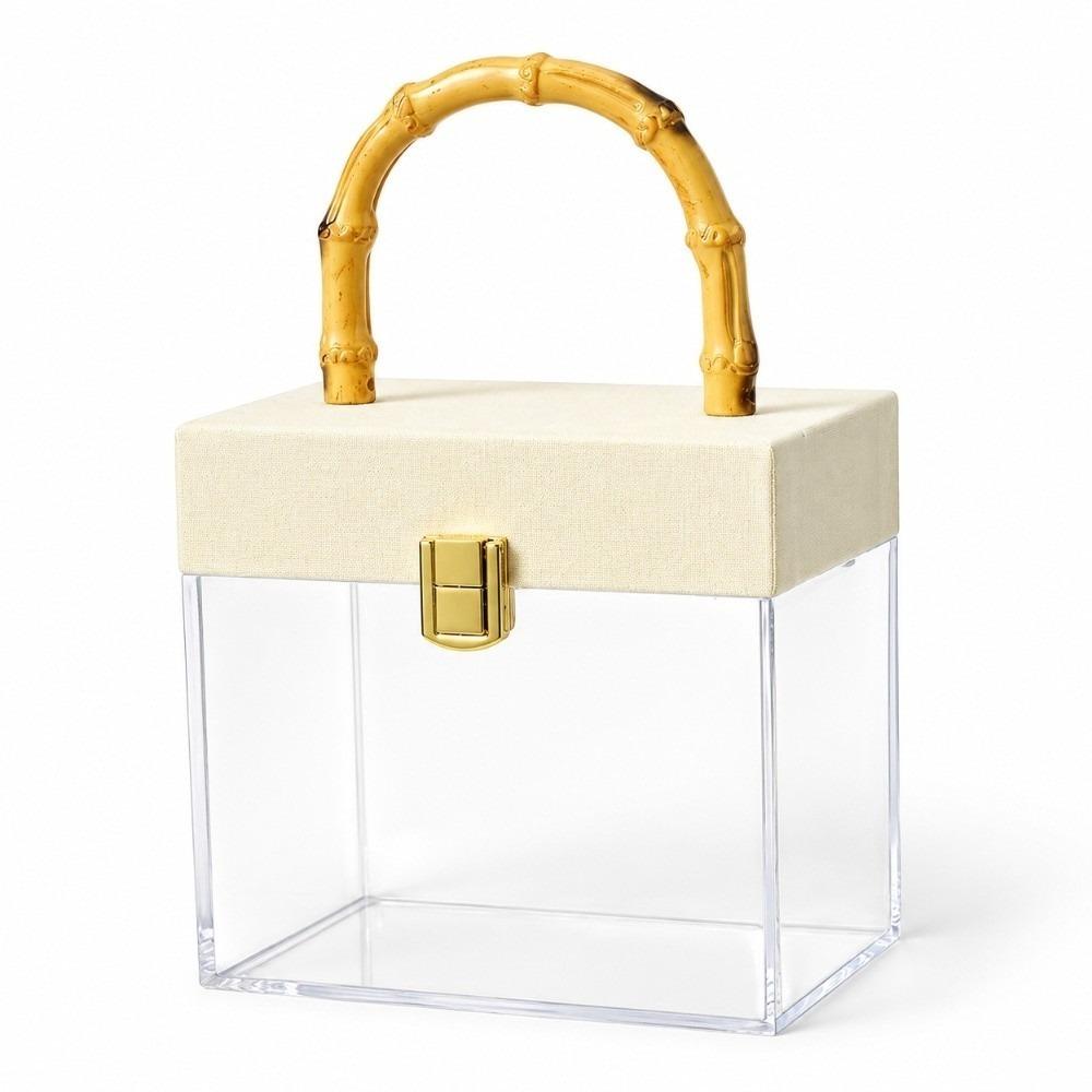 Elegant Hand-Held Gift Box Retro Acrylic Gift Box Wedding Souvenirs Party Candy Packaging