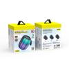 Портативная Bluetooth 5.3 колонка, беспроводной мини-динамик HIFI с RGB-подсветкой под музыку и воспроизведением через USB